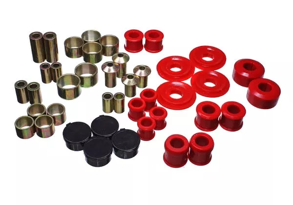 Energy Suspension Rear Control Arm Bushings Ford Mustang S550 (2015-2023) Red or Black