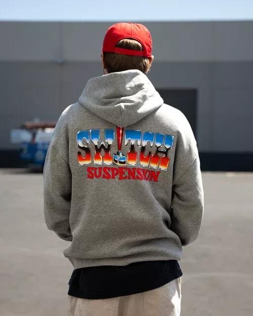 “Truck Driver” Athletic Heather Zip Up Hoodie